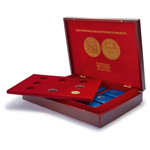Leuchtturm 367366 Münzkassette Volterra UNO - für 8 x 100 € Gold Meisterwerke der dt. Literatur und für die Offiziellen Etuis - ohne Kapseln von Leuchtturm