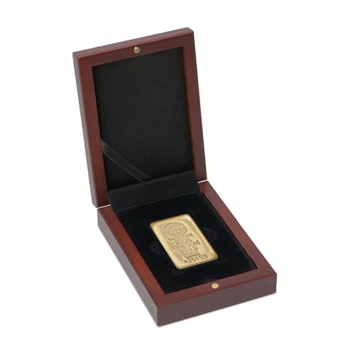 Leuchtturm 368375 Münz-Etui Volterra für 1x Goldbarren 250 g - Mahagoniholz-Optik - 120 x 90 x 34 mm Leuchtturm 368375 Münz-Etui Volterra für 1x Goldbarren 250 g - Mahagoniholz-Optik - 120 x 90 x 34 mm von Leuchtturm
