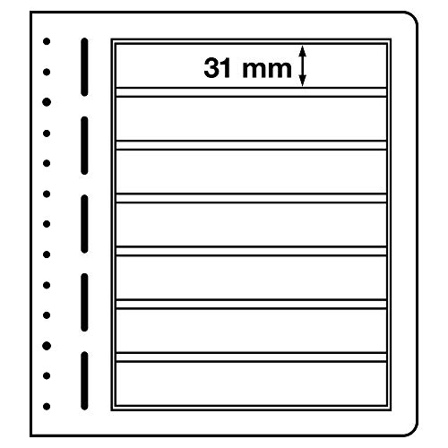 Leuchtturm Blankoblätter, 7er Einteilung, 190x 31 mm Leuchtturm Blankoblätter, 7er Einteilung, 190x 31 mm von Leuchtturm