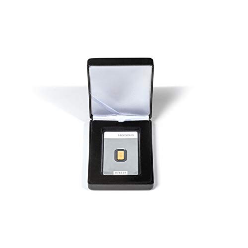 Leuchtturm Etui NOBILE für 1x geprägte Goldbarren in Blisterverpackung im Hochformat, schwarz Leuchtturm Etui NOBILE für 1x geprägte Goldbarren in Blisterverpackung im Hochformat, schwarz von Leuchtturm