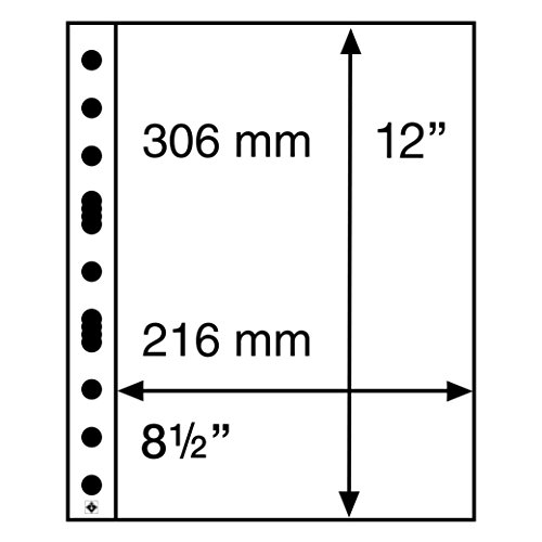Leuchtturm Kunststoffhüllen SH 312, 1 Tasche, PP, klar, 50er Pack Leuchtturm Kunststoffhüllen SH 312, 1 Tasche, PP, klar, 50er Pack von Leuchtturm