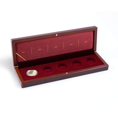 Leuchtturm Münzetui VOLTERRA für 5 dt. 50-€URO-Goldmünzen „Deutsches Handwerk“ in Kapseln Leuchtturm Münzetui VOLTERRA für 5 dt. 50-€URO-Goldmünzen „Deutsches Handwerk“ in Kapseln von Leuchtturm