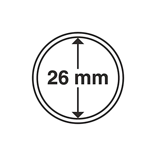 Leuchtturm Münzkapseln, 10 Stück, für Gold, Silber, Euro-Münzen, in Größen zwischen 14 und 62 mm erhältlich 26,0 mm Leuchtturm Münzkapseln, 10 Stück, für Gold, Silber, Euro-Münzen, in Größen zwischen 14 und 62 mm erhältlich 26,0 mm von Leuchtturm