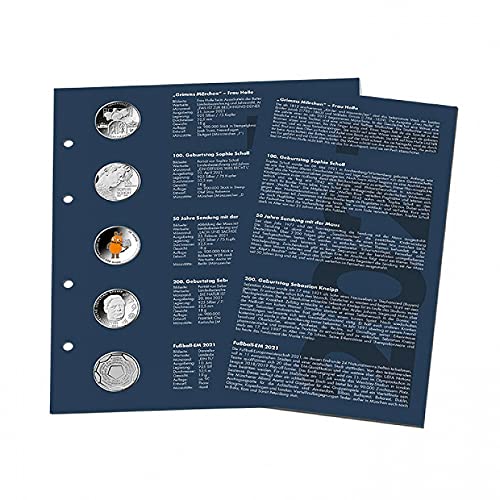 Leuchtturm Nachtrag 2021 für Vordruckalbum Dt. 20-€URO-Gedenkmünzen von Leuchtturm