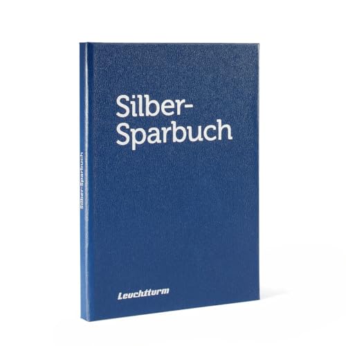 Leuchtturm PRESSO Silber Sparbuch für 6 x 20€ Gedenkmünzen, blau von Leuchtturm