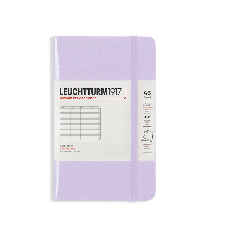 Leuchtturm1917 Adressbuch mit Registern Pocket A6 Lilac Leuchtturm1917 Adressbuch mit Registern Pocket A6 Lilac von Leuchtturm1917