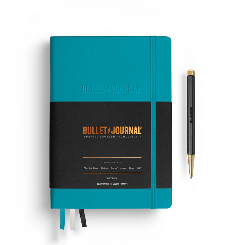 Leuchtturm1917 Bullet Journal Notizbuch Medium A5 Turquoise25 - Edition 2 von Leuchtturm1917