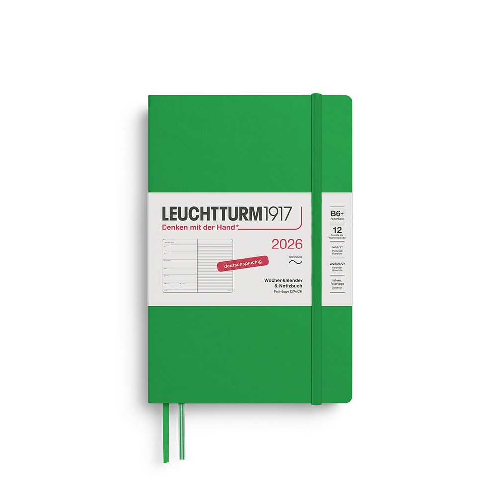 Leuchtturm1917 Kalender & Notizbuch 1 Woche auf 1 Seite 2026 Paperback B6+ Softcover Spring Leaf, liniert Leuchtturm1917 Kalender & Notizbuch 1 Woche auf 1 Seite 2026 Paperback B6+ Softcover Spring Leaf, liniert von Leuchtturm1917