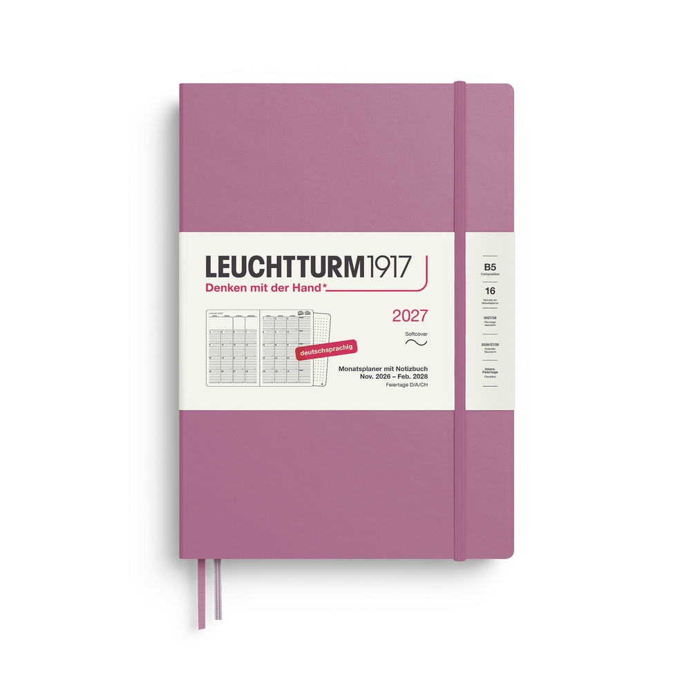 Leuchtturm1917 Monatsplaner & Notizbuch 2027 Composition B5 Softcover Dusty Rose Leuchtturm1917 Monatsplaner & Notizbuch 2027 Composition B5 Softcover Dusty Rose von Leuchtturm1917