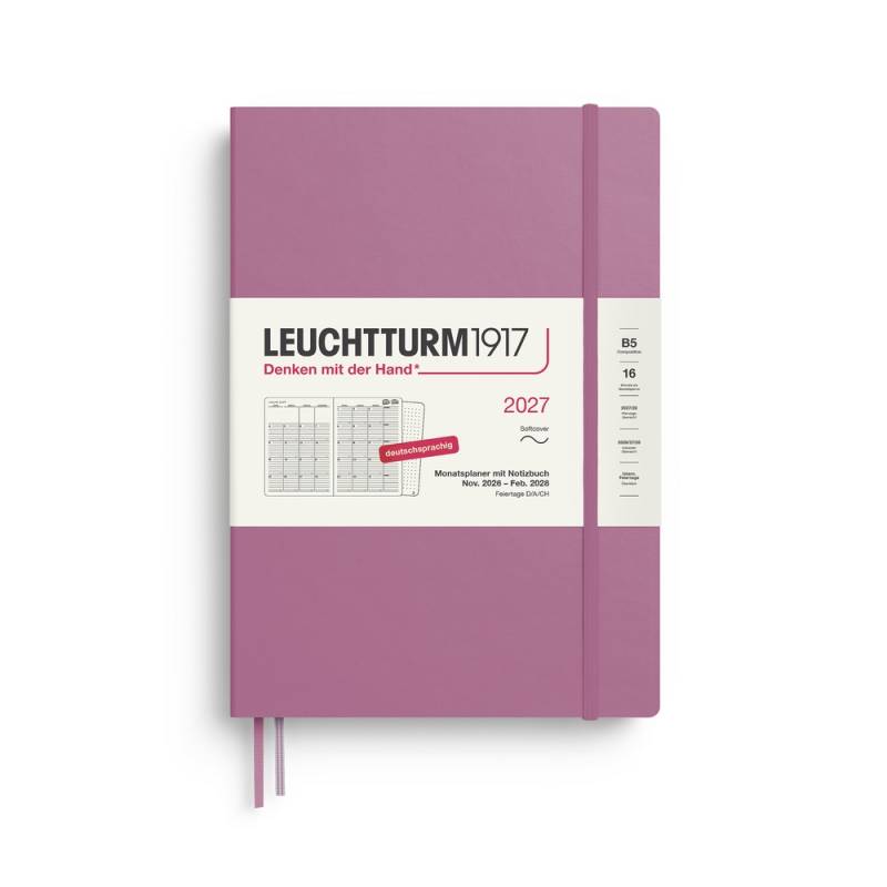 Leuchtturm1917 Monatsplaner & Notizbuch 2027 Composition B5 Softcover Dusty Rose Leuchtturm1917 Monatsplaner & Notizbuch 2027 Composition B5 Softcover Dusty Rose von Leuchtturm1917