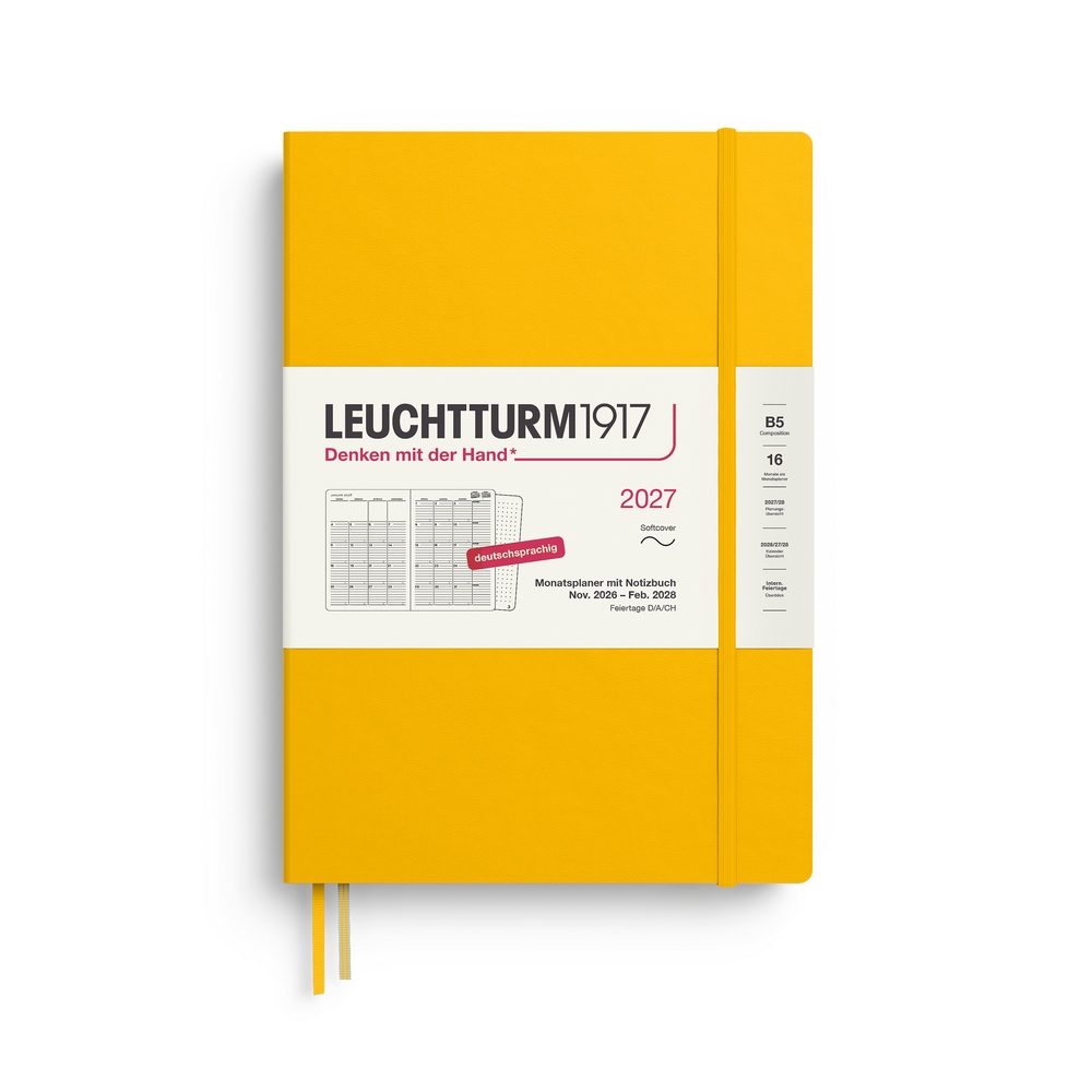 Leuchtturm1917 Monatsplaner & Notizbuch 2027 Composition B5 Softcover Sunflower Leuchtturm1917 Monatsplaner & Notizbuch 2027 Composition B5 Softcover Sunflower von Leuchtturm1917