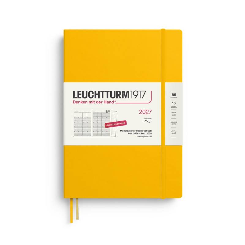 Leuchtturm1917 Monatsplaner & Notizbuch 2027 Composition B5 Softcover Sunflower Leuchtturm1917 Monatsplaner & Notizbuch 2027 Composition B5 Softcover Sunflower von Leuchtturm1917