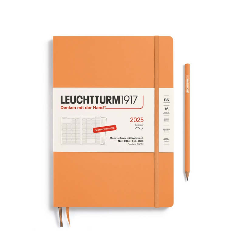 Leuchtturm1917 Monatsplaner & Notizbuch Composition 2025 B5 Softcover Apricot Leuchtturm1917 Monatsplaner & Notizbuch Composition 2025 B5 Softcover Apricot von Leuchtturm1917