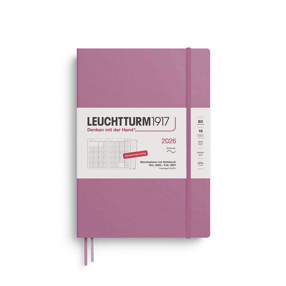 Leuchtturm1917 Monatsplaner & Notizbuch Composition 2026 B5 Softcover Dusty Rose Leuchtturm1917 Monatsplaner & Notizbuch Composition 2026 B5 Softcover Dusty Rose von Leuchtturm1917