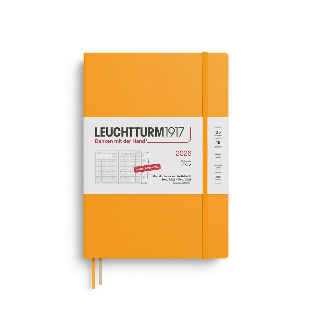 Leuchtturm1917 Monatsplaner & Notizbuch Composition 2026 B5 Softcover Rising Sun Leuchtturm1917 Monatsplaner & Notizbuch Composition 2026 B5 Softcover Rising Sun von Leuchtturm1917