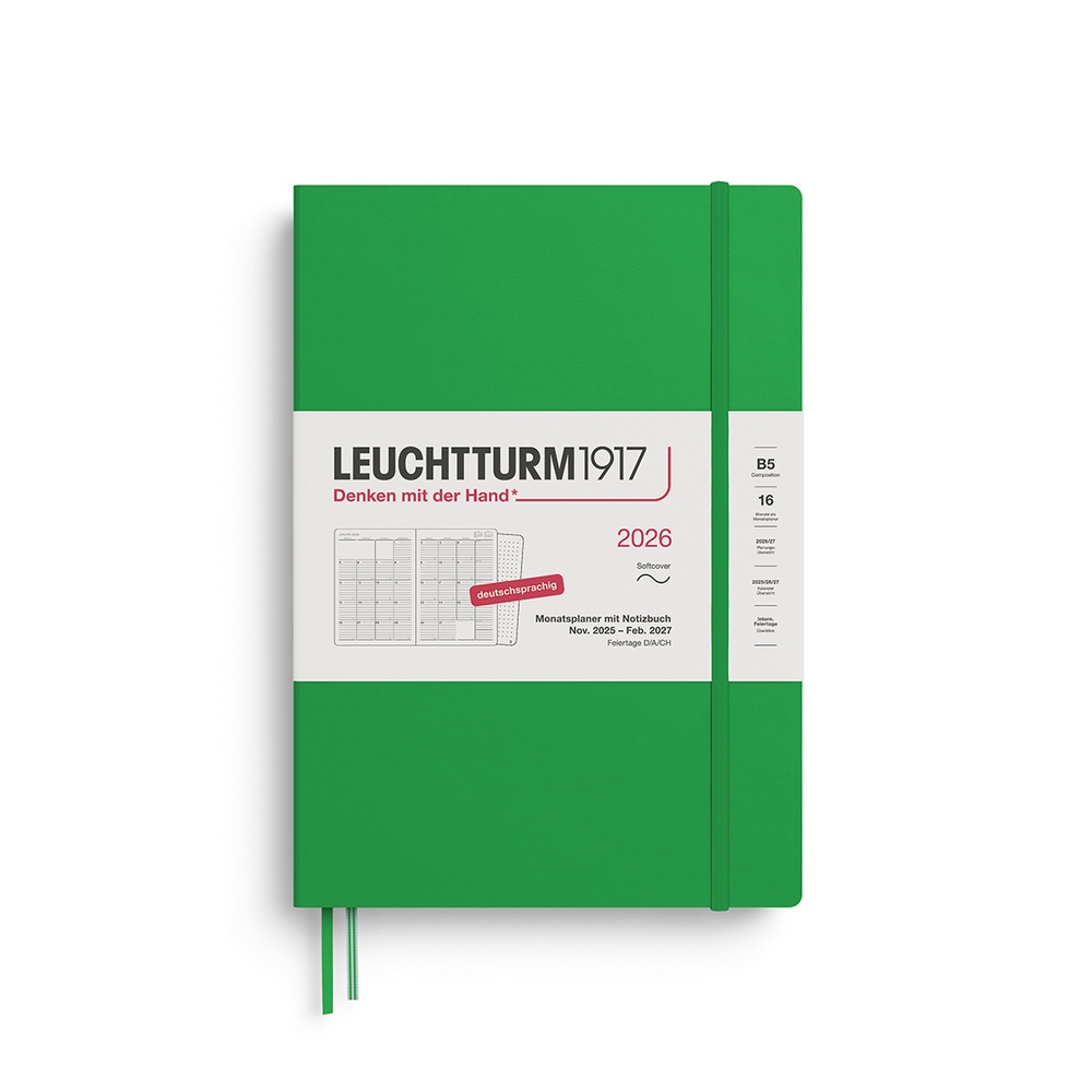 Leuchtturm1917 Monatsplaner & Notizbuch Composition 2026 B5 Softcover Spring Leaf Leuchtturm1917 Monatsplaner & Notizbuch Composition 2026 B5 Softcover Spring Leaf von Leuchtturm1917