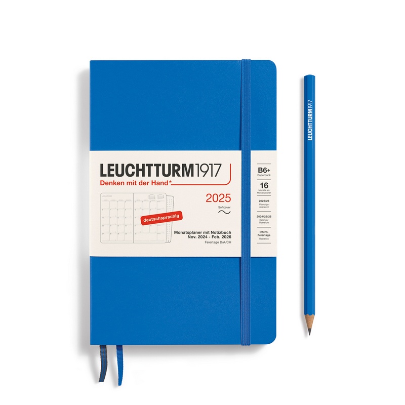 Leuchtturm1917 Monatsplaner & Notizbuch Paperback B6+ 2025 Softcover Sky Leuchtturm1917 Monatsplaner & Notizbuch Paperback B6+ 2025 Softcover Sky von Leuchtturm1917