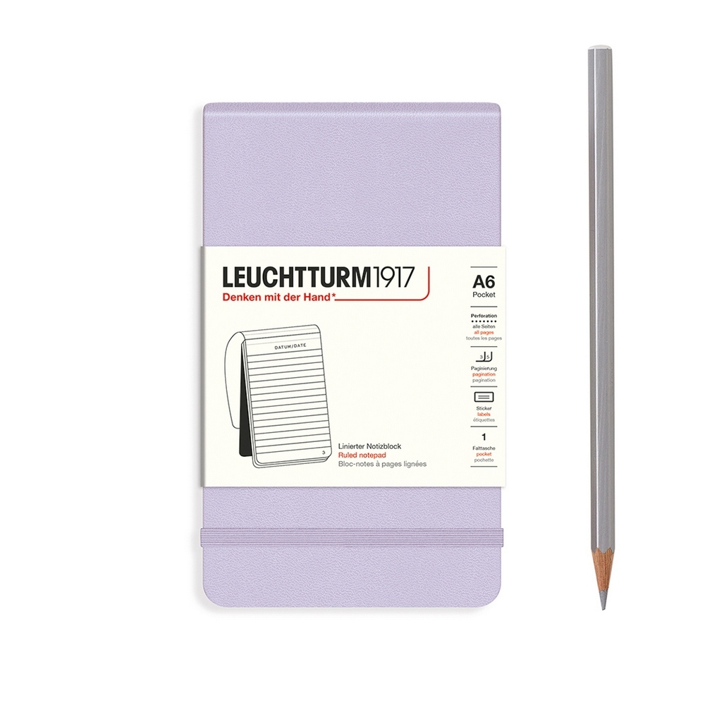 Leuchtturm1917 Notizblock Pocket Hardcover A6 Lilac Liniert Leuchtturm1917 Notizblock Pocket Hardcover A6 Lilac Liniert von Leuchtturm1917