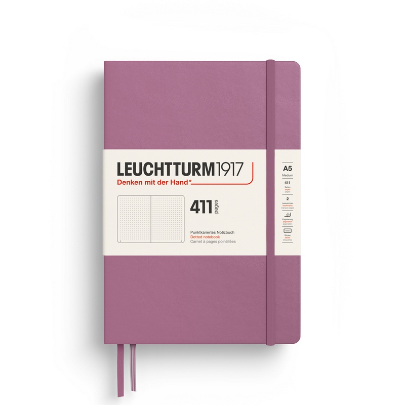Leuchtturm1917 Notizbuch 411 Medium A5 Hardcover Dusty Rose Punktkariert Leuchtturm1917 Notizbuch 411 Medium A5 Hardcover Dusty Rose Punktkariert von Leuchtturm1917