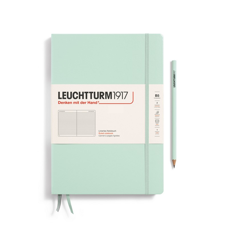 Leuchtturm1917 Notizbuch Composition Hardcover B5 Mint Green Liniert Leuchtturm1917 Notizbuch Composition Hardcover B5 Mint Green Liniert von Leuchtturm1917