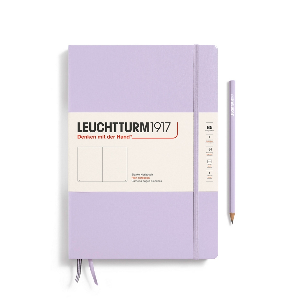 Leuchtturm1917 Notizbuch Composition Hardcover B5 lilac, blanko Leuchtturm1917 Notizbuch Composition Hardcover B5 lilac, blanko von Leuchtturm1917