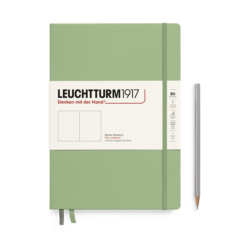 Leuchtturm1917 Notizbuch Composition Hardcover B5 salbei, blanko Leuchtturm1917 Notizbuch Composition Hardcover B5 salbei, blanko von Leuchtturm1917