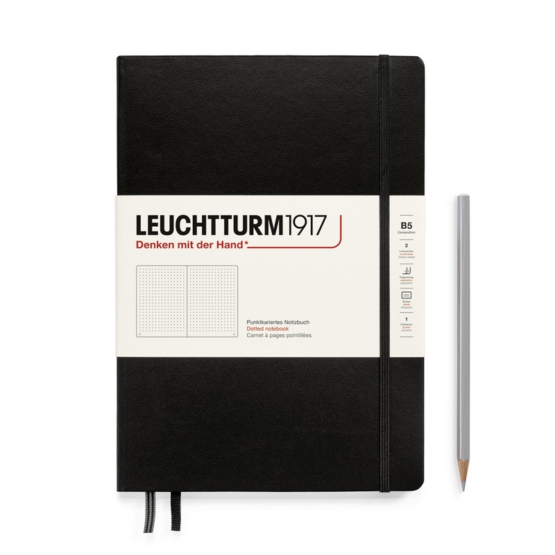 Leuchtturm1917 Notizbuch Composition Hardcover B5 schwarz, punktkariert Leuchtturm1917 Notizbuch Composition Hardcover B5 schwarz, punktkariert von Leuchtturm1917