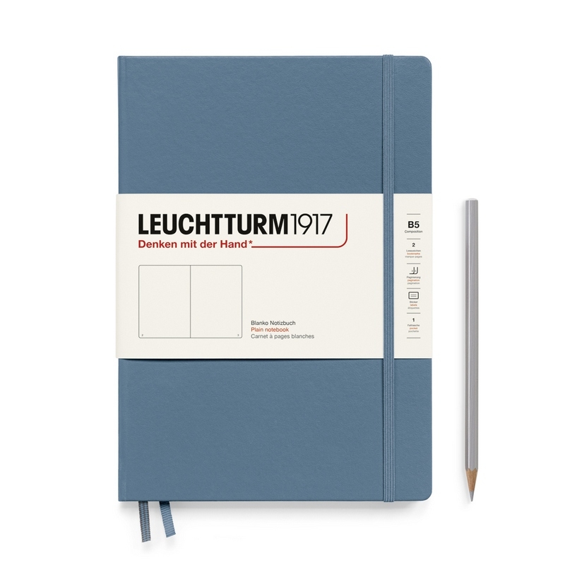 Leuchtturm1917 Notizbuch Composition Hardcover B5 stone blue, blanko Leuchtturm1917 Notizbuch Composition Hardcover B5 stone blue, blanko von Leuchtturm1917
