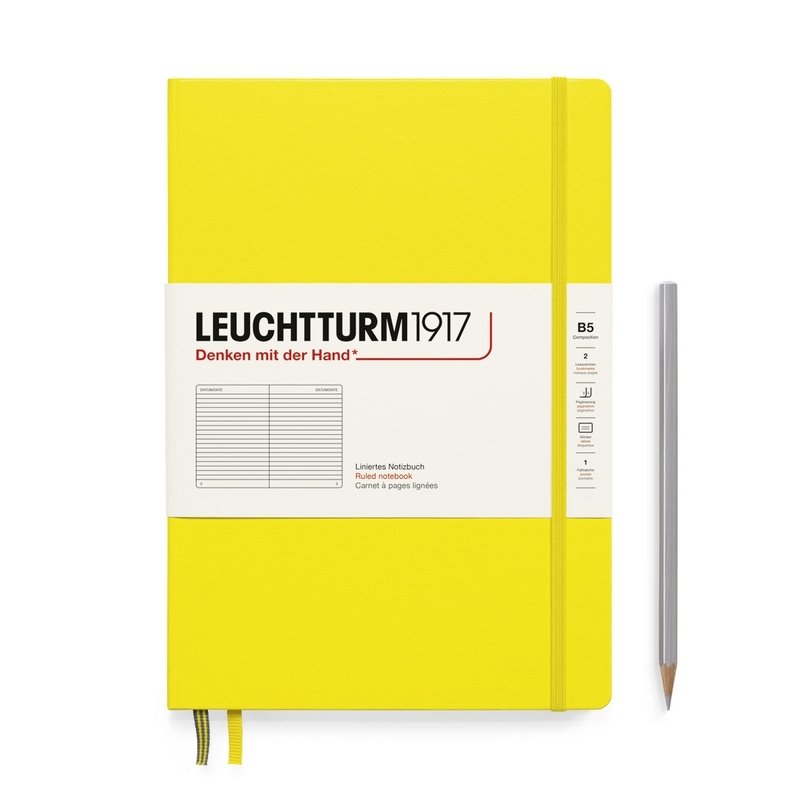 Leuchtturm1917 Notizbuch Composition Hardcover B5 zitrone, liniert Leuchtturm1917 Notizbuch Composition Hardcover B5 zitrone, liniert von Leuchtturm1917