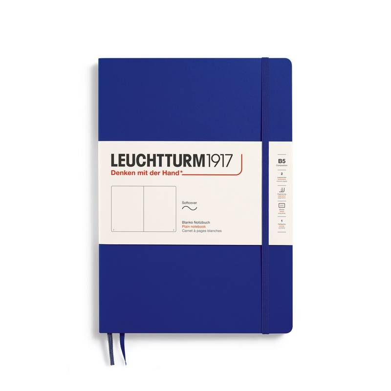 Leuchtturm1917 Notizbuch Composition Softcover B5 Ink Blanko von Leuchtturm1917