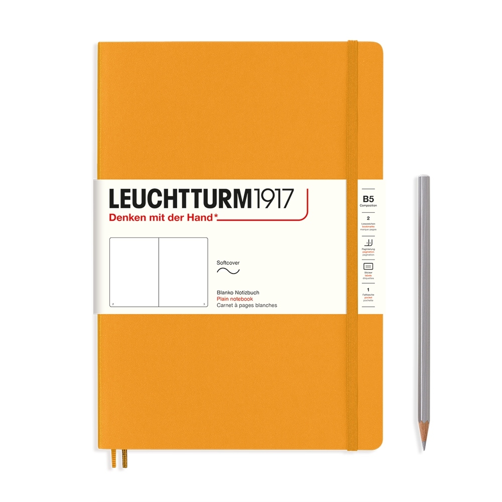 Leuchtturm1917 Notizbuch Composition Softcover B5 Rising Sun, blanko von Leuchtturm1917