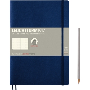 Leuchtturm1917 Notizbuch Composition Softcover B5 marine, punktkariert Leuchtturm1917 Notizbuch Composition Softcover B5 marine, punktkariert von Leuchtturm1917