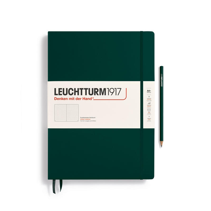 Leuchtturm1917 Notizbuch Master Hardcover A4+ Forest Green Punktkariert Leuchtturm1917 Notizbuch Master Hardcover A4+ Forest Green Punktkariert von Leuchtturm1917