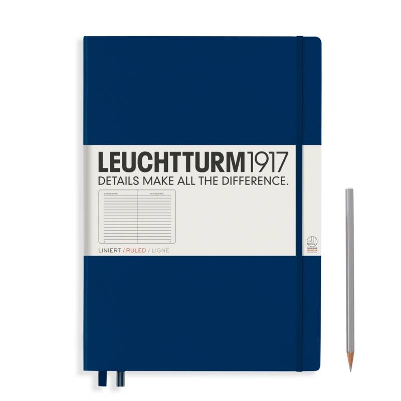 Leuchtturm1917 Notizbuch Master Hardcover A4+ Marine Liniert von Leuchtturm1917