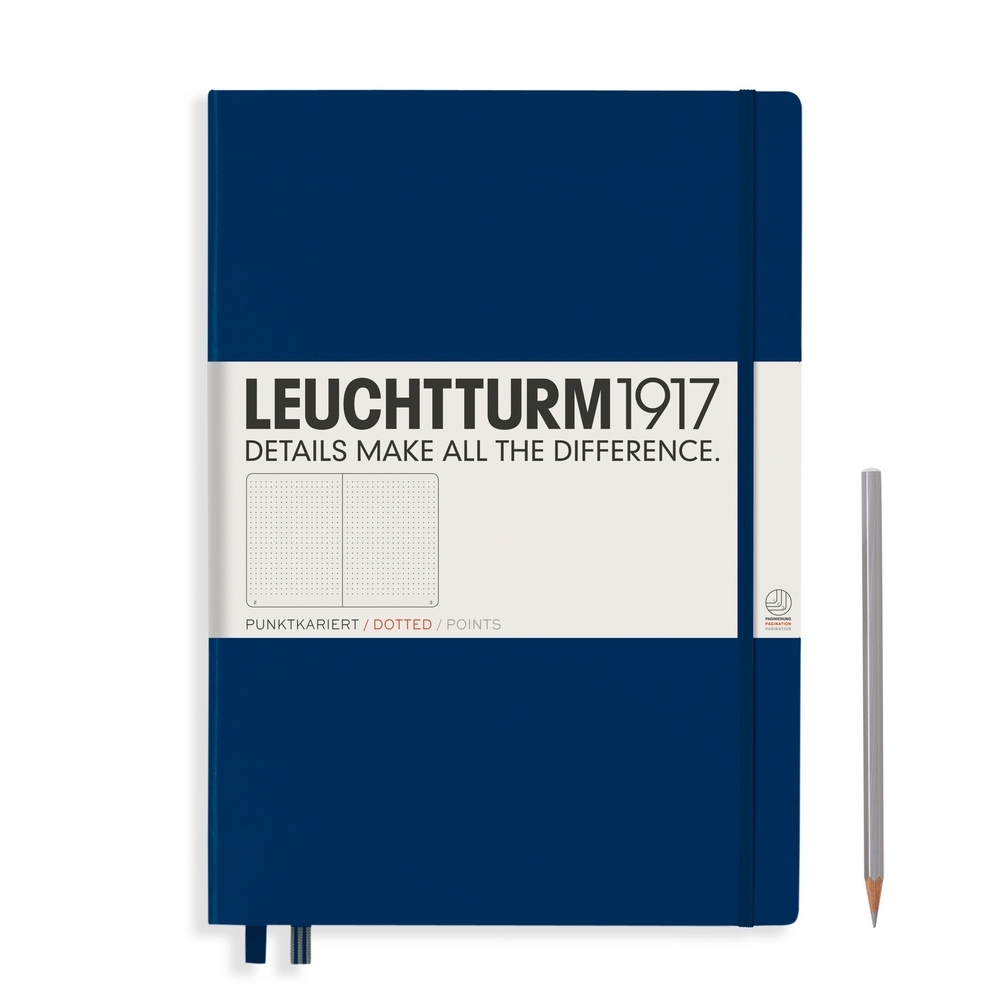 Leuchtturm1917 Notizbuch Master Hardcover A4+ Marine Punktkariert Leuchtturm1917 Notizbuch Master Hardcover A4+ Marine Punktkariert von Leuchtturm1917