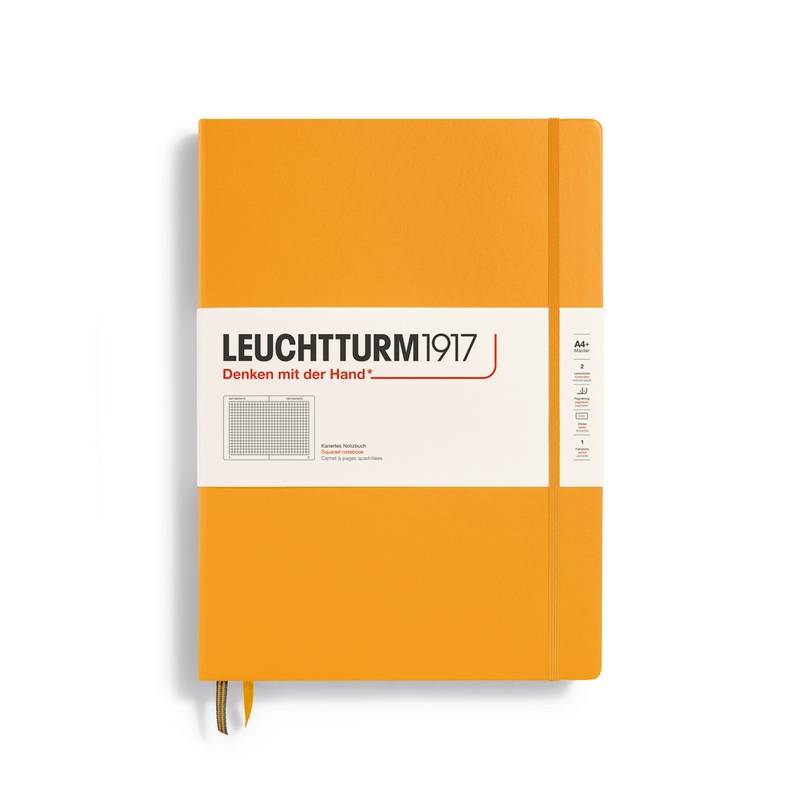 Leuchtturm1917 Notizbuch Master Hardcover A4+ Rising Sun Kariert von Leuchtturm1917