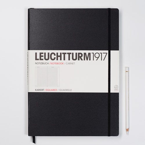 Leuchtturm1917 Notizbuch Master Hardcover A4+ Schwarz Kariert Leuchtturm1917 Notizbuch Master Hardcover A4+ Schwarz Kariert von Leuchtturm1917