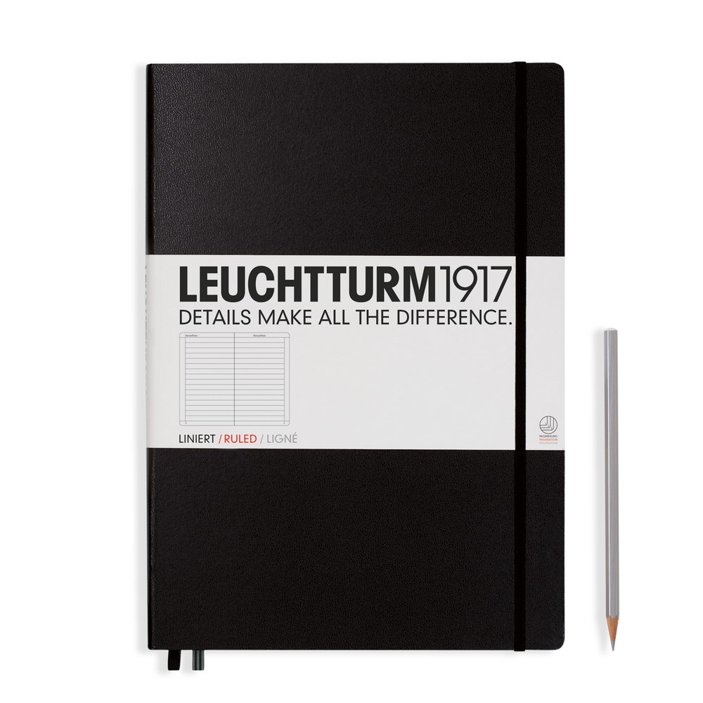 Leuchtturm1917 Notizbuch Master Hardcover A4+ Schwarz Liniert Leuchtturm1917 Notizbuch Master Hardcover A4+ Schwarz Liniert von Leuchtturm1917