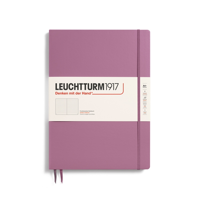 Leuchtturm1917 Notizbuch Master Slim (A4+) Hardcover Dusty Rose Punktkariert von Leuchtturm1917