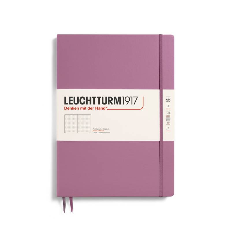 Leuchtturm1917 Notizbuch Master Slim (A4+) Hardcover Dusty Rose Punktkariert von Leuchtturm1917
