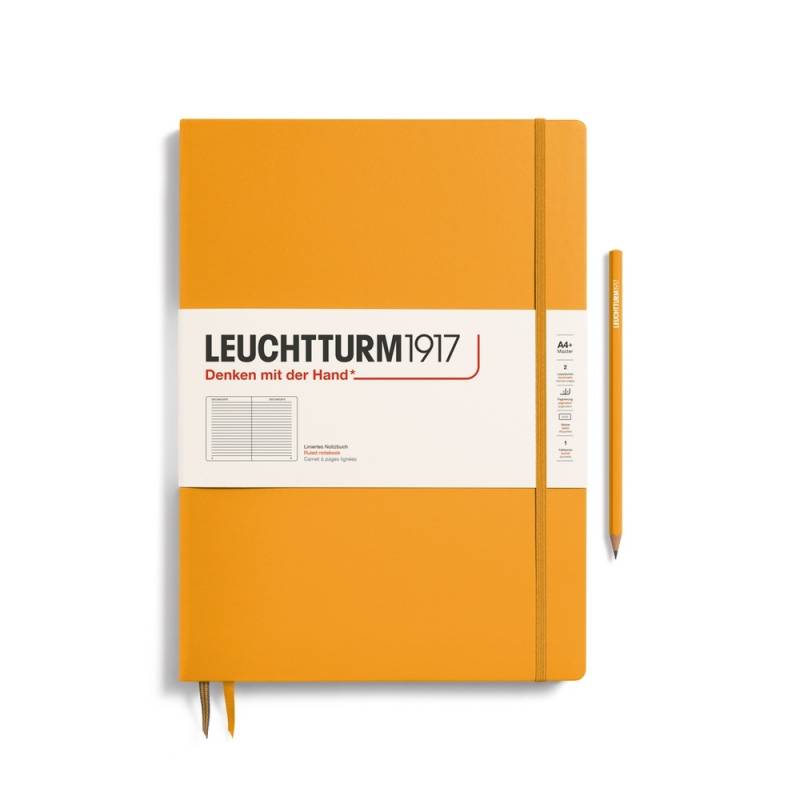 Leuchtturm1917 Notizbuch Master Slim (A4+) Hardcover Rising Sun Liniert von Leuchtturm1917
