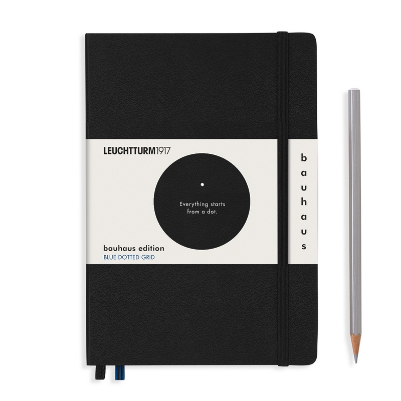 Leuchtturm1917 Notizbuch Medium Hardcover A5 Bauhaus Edition schwarz, punktkariert Leuchtturm1917 Notizbuch Medium Hardcover A5 Bauhaus Edition schwarz, punktkariert von Leuchtturm1917