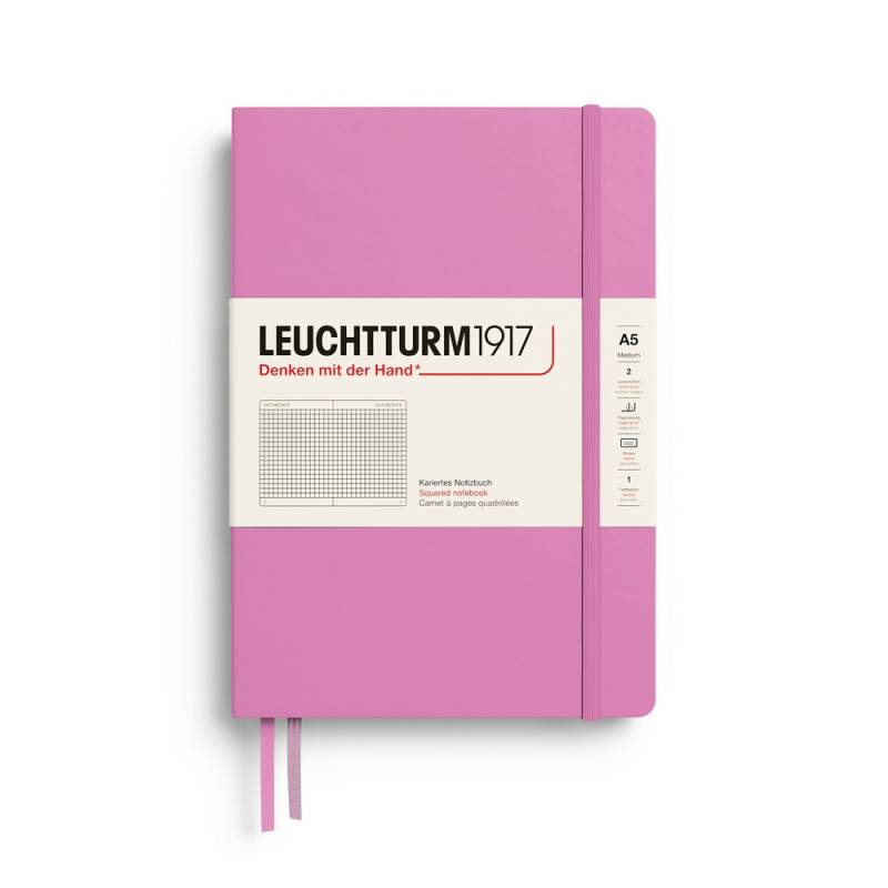 Leuchtturm1917 Notizbuch Medium Hardcover A5 Bubblegum kariert Leuchtturm1917 Notizbuch Medium Hardcover A5 Bubblegum kariert von Leuchtturm1917