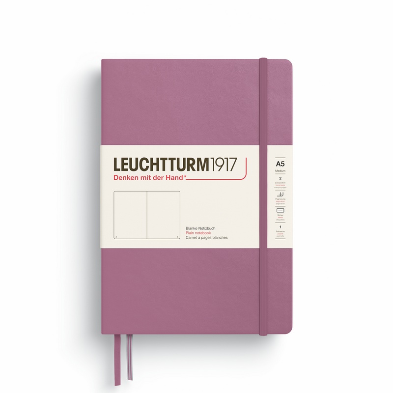Leuchtturm1917 Notizbuch Medium Hardcover A5 Dusty Rose Blanko von Leuchtturm1917