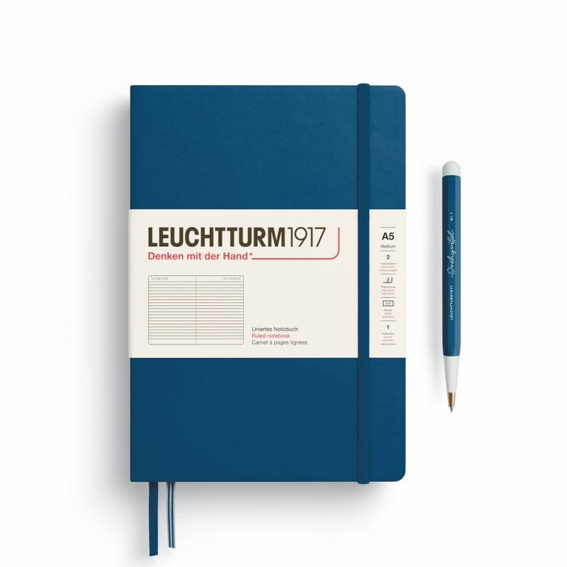 Leuchtturm1917 Notizbuch Medium Hardcover A5 Indigo liniert Leuchtturm1917 Notizbuch Medium Hardcover A5 Indigo liniert von Leuchtturm1917