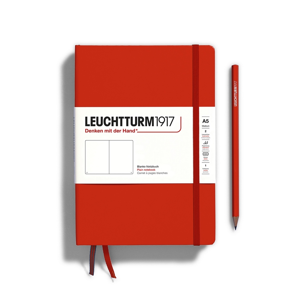 Leuchtturm1917 Notizbuch Medium Hardcover A5 Natural Colours Fox Red Blanko Leuchtturm1917 Notizbuch Medium Hardcover A5 Natural Colours Fox Red Blanko von Leuchtturm1917
