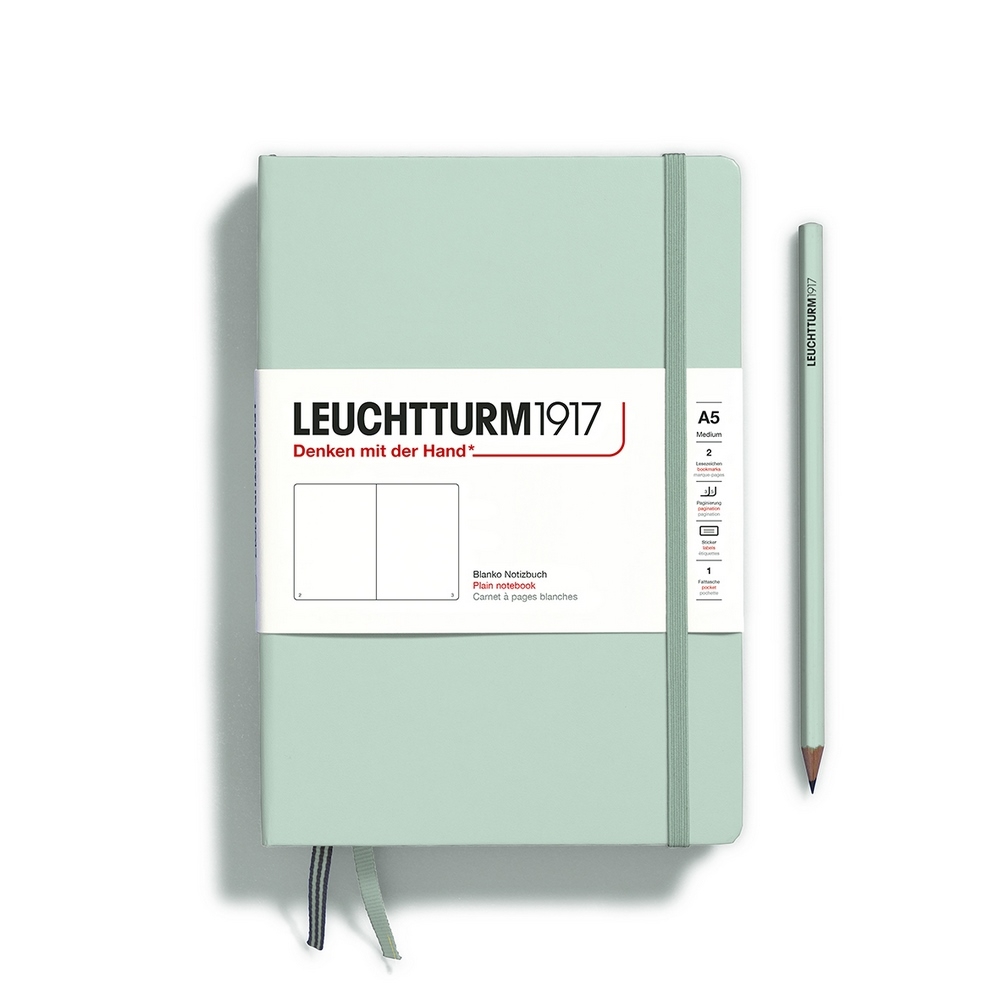 Leuchtturm1917 Notizbuch Medium Hardcover A5 Natural Colours Mint Green Blanko Leuchtturm1917 Notizbuch Medium Hardcover A5 Natural Colours Mint Green Blanko von Leuchtturm1917