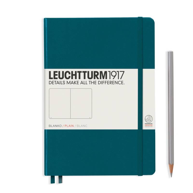 Leuchtturm1917 Notizbuch Medium Hardcover A5 Pacific Green, blanko Leuchtturm1917 Notizbuch Medium Hardcover A5 Pacific Green, blanko von Leuchtturm1917