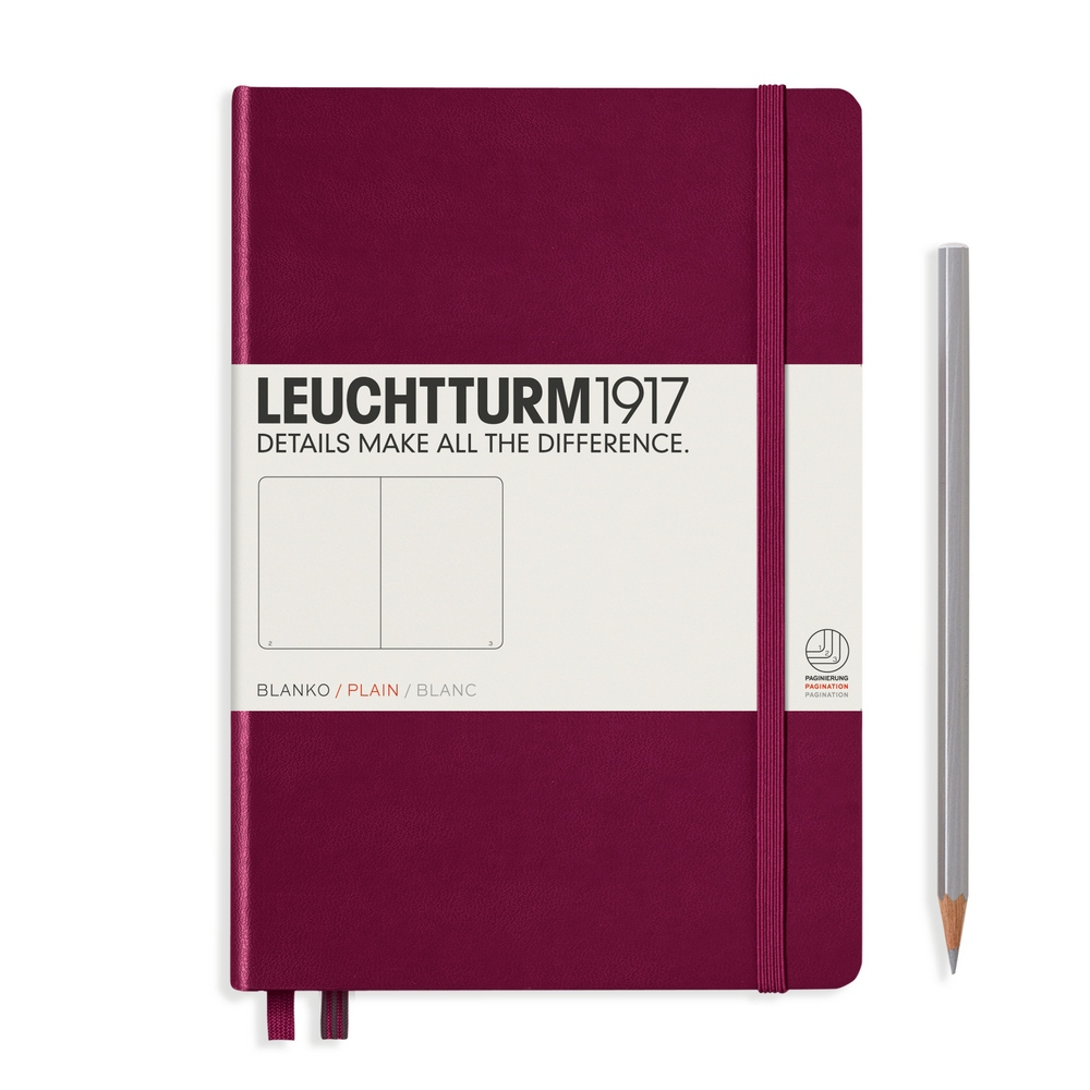 Leuchtturm1917 Notizbuch Medium Hardcover A5 Port Red, blanko Leuchtturm1917 Notizbuch Medium Hardcover A5 Port Red, blanko von Leuchtturm1917