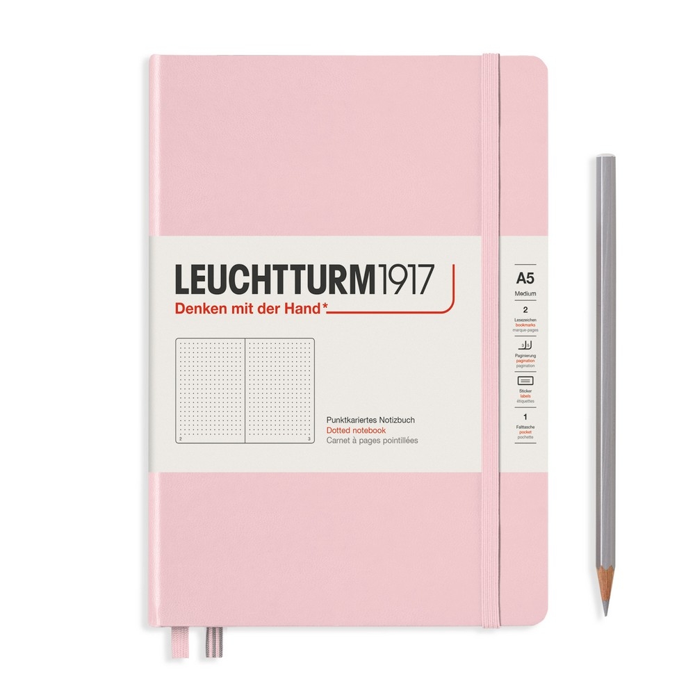 Leuchtturm1917 Notizbuch Medium Hardcover A5 Puder, punktkariert Leuchtturm1917 Notizbuch Medium Hardcover A5 Puder, punktkariert von Leuchtturm1917